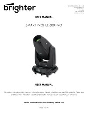 Brighter SMART PROFILE 600 PRO User Manual