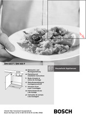 Bosch DHI 655 F Operating And Installation Instructions