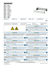 Siemens 8MF1006-2CT Operating Instructions Manual