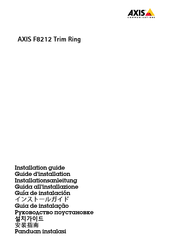 Axis F8212 Installation Manual