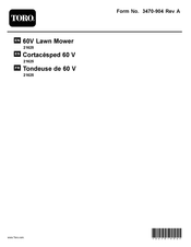 Toro 21625 Operator's Manual