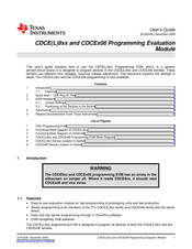 Texas Instruments CDCEL9 Series User Manual