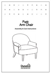 Dunelm Petit Assembly And Care Instructions