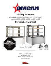Omcan 48390 Instruction Manual