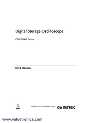 GW Instek GDS-3352A User Manual