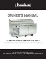 Traulsen TS048HT Owner's Manual