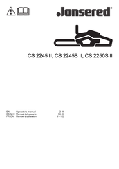 Jonsered CS 2245 II Operator's Manual