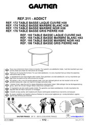 Gautier 184 Manual