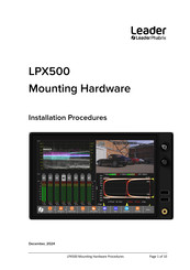 Leader LPX500 Manual