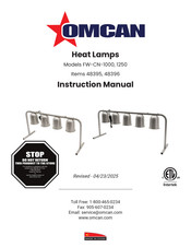 Omcan 48396 Instruction Manual