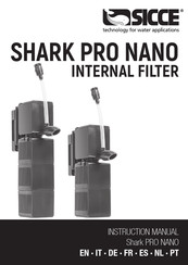 Sicce SHARK PRO NANO Instruction Manual