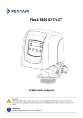 Pentair FLECK 5800 SXT Installation Manual