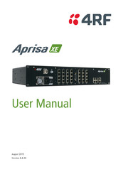 4RF Aprisa XE User Manual