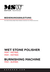 MSW MSW-BUR900S User Manual