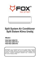 Fox FAX-12R41TC Manual