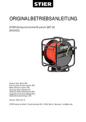 STIER SBT-30 Original User Manual