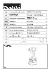 Makita ADP12 Instruction Manual