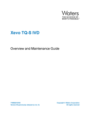 Waters Xevo TQ-S IVD Overview And Maintenance Manual