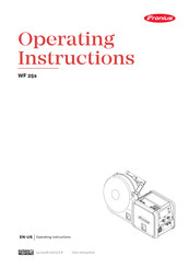 Fronius WF 25S Operating Instructions Manual
