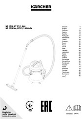 Kärcher NT 27/1 Adv Manual