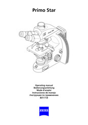 Zeiss Primo Star Operating Manual