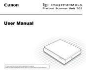 Canon imageFORMULA 202 User Manual