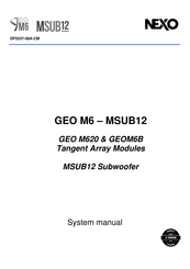 Nexo MSUB12 Series System Manual