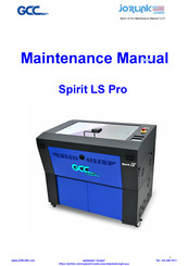 GCC Technologies Spirit LS PRO CO2 Maintenance Manual