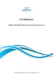 Ebyte E78-400M22S1C User Manual