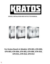 KRATOS 67K-010 Service, Installation, And Instruction Manual