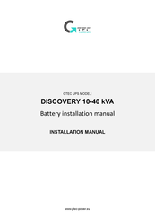 Gtec DISCOVERY 20 kVA Installation Manual