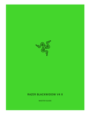 Razer BLACKWIDOW V4 X Master Manual