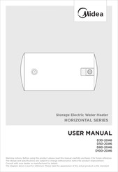 Midea HORIZONTAL D30-20A6 User Manual
