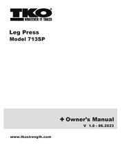 TKO 713SP Owner's Manual