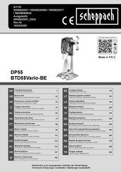 Scheppach DP55 Translation Of Original Instruction Manual