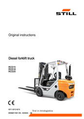Still RCD18 Original Instructions Manual