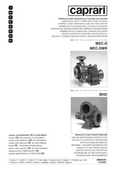 caprari MEC-DMR 65-2/2 Use And Maintenance Instructions