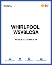 Whirlpool W5V8LCSA User Manual