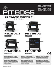 Pit Boss Ultimate Griddle PB3BGD2 Manual