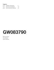 Gaggenau GW083790 Installation Instructions Manual