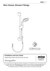 Kohler Mira Classic Installation And User Manual