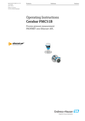 Endress+Hauser Cerabar PMC51B Operating Instructions Manual