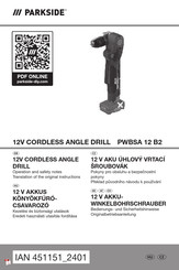 Parkside 451151 2401 Operation And Safety Notes
