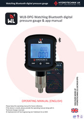 Hydrotechnik WLB-DPG Operating Manual