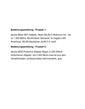 Devolo Mesh WiFi 2 Manual