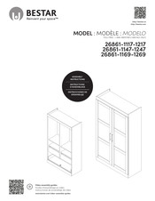 Bestar 26861-1147-1247 Assembly Instructions Manual