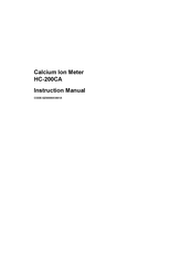 horiba HC-200CA Instruction Manual