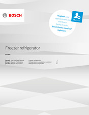 Bosch KIF86H Series Use And Care Manual
