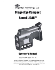 DragonEye Compact Speed LIDAR Operator's Manual