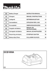 Makita DCB18WA Instruction Manual